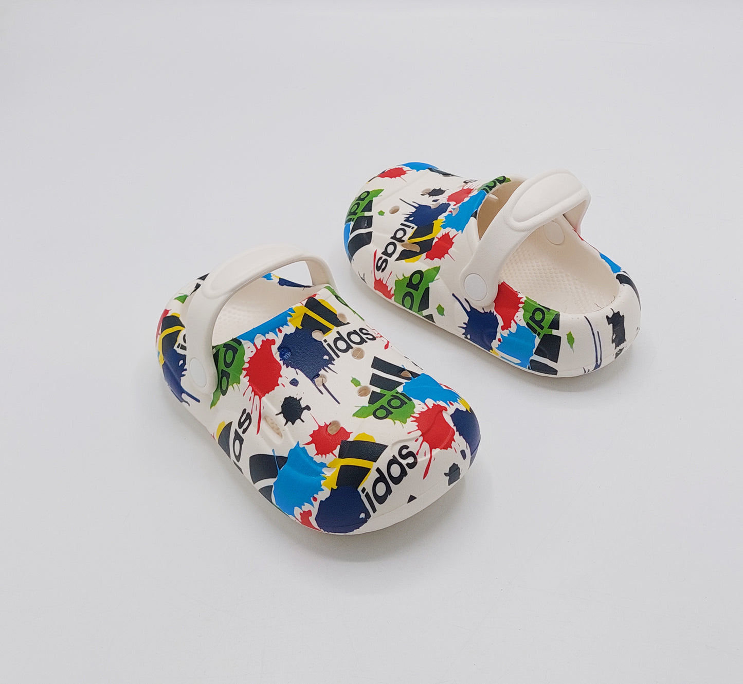 Colorful Crocs for Kids - ADC (White)