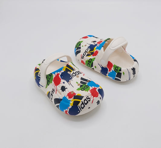 Colorful Crocs for Kids - ADC (White)
