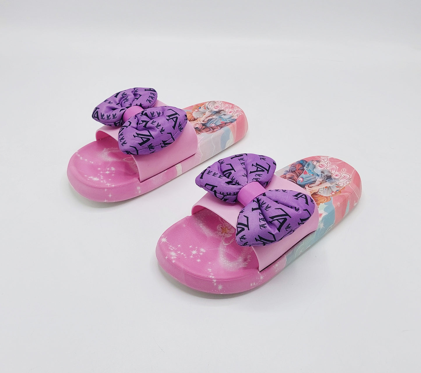 Soft Comfortable Cute Design Softies for Kids Girls - 22023 (Purple)