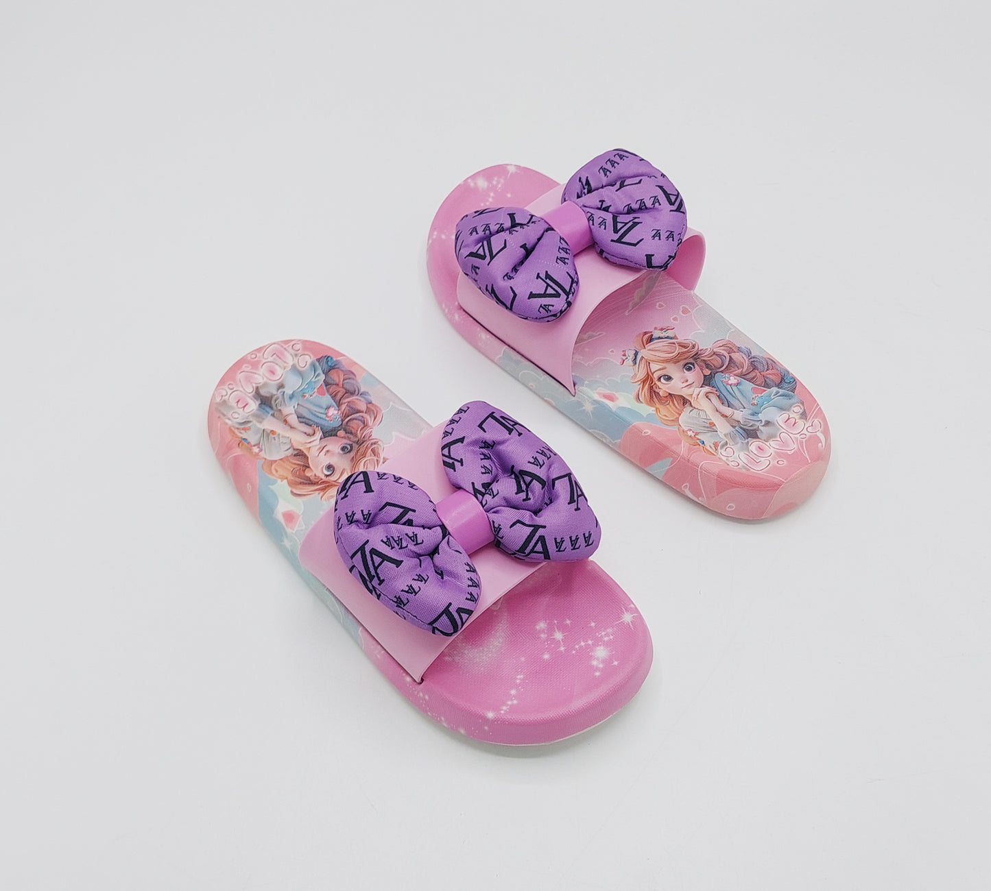 Soft Comfortable Cute Design Softies for Kids Girls - 22023 (Purple)