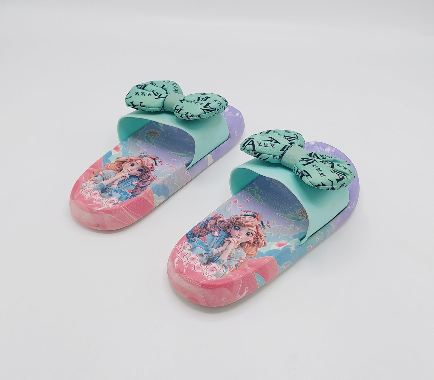 Soft Comfortable Cute Design Softies for Kids Girls - 22023 (Green)