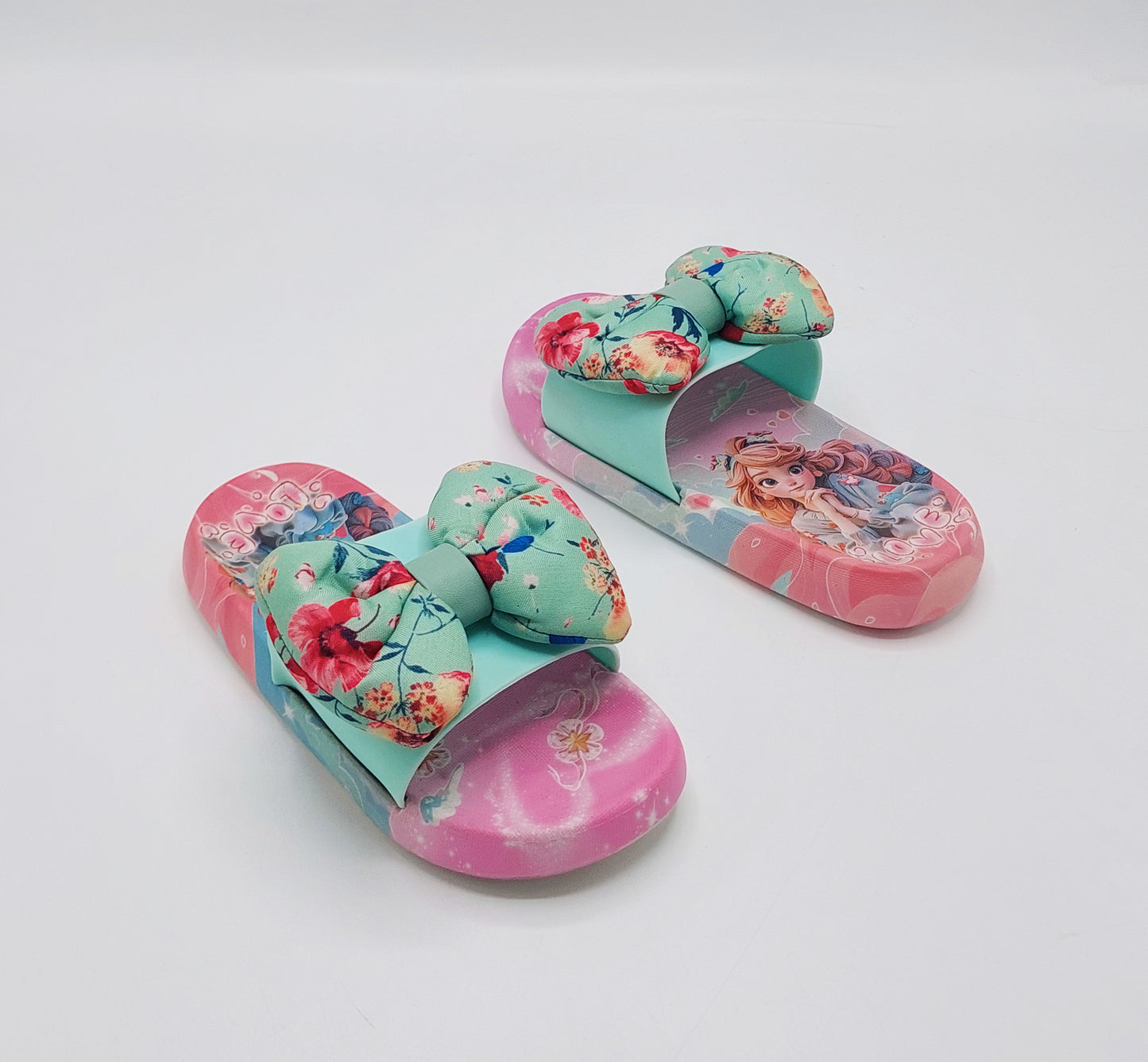 Soft Comfortable Cute Design Softies for Kids Girls - 22021 (Green)
