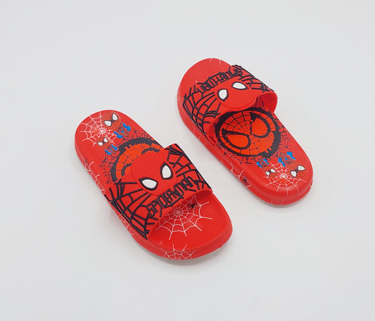 Spider Man Theme Slippers for Boys - MUSPI (Red)