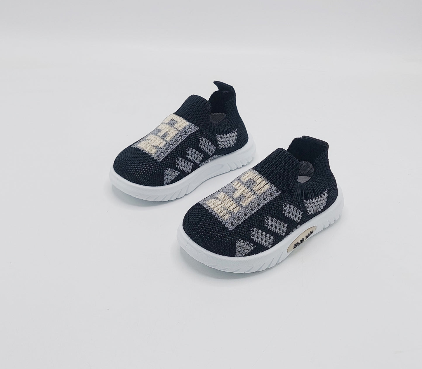 Infant's Easy to Wear Soft Sole Shoes - FSD08 (Black)