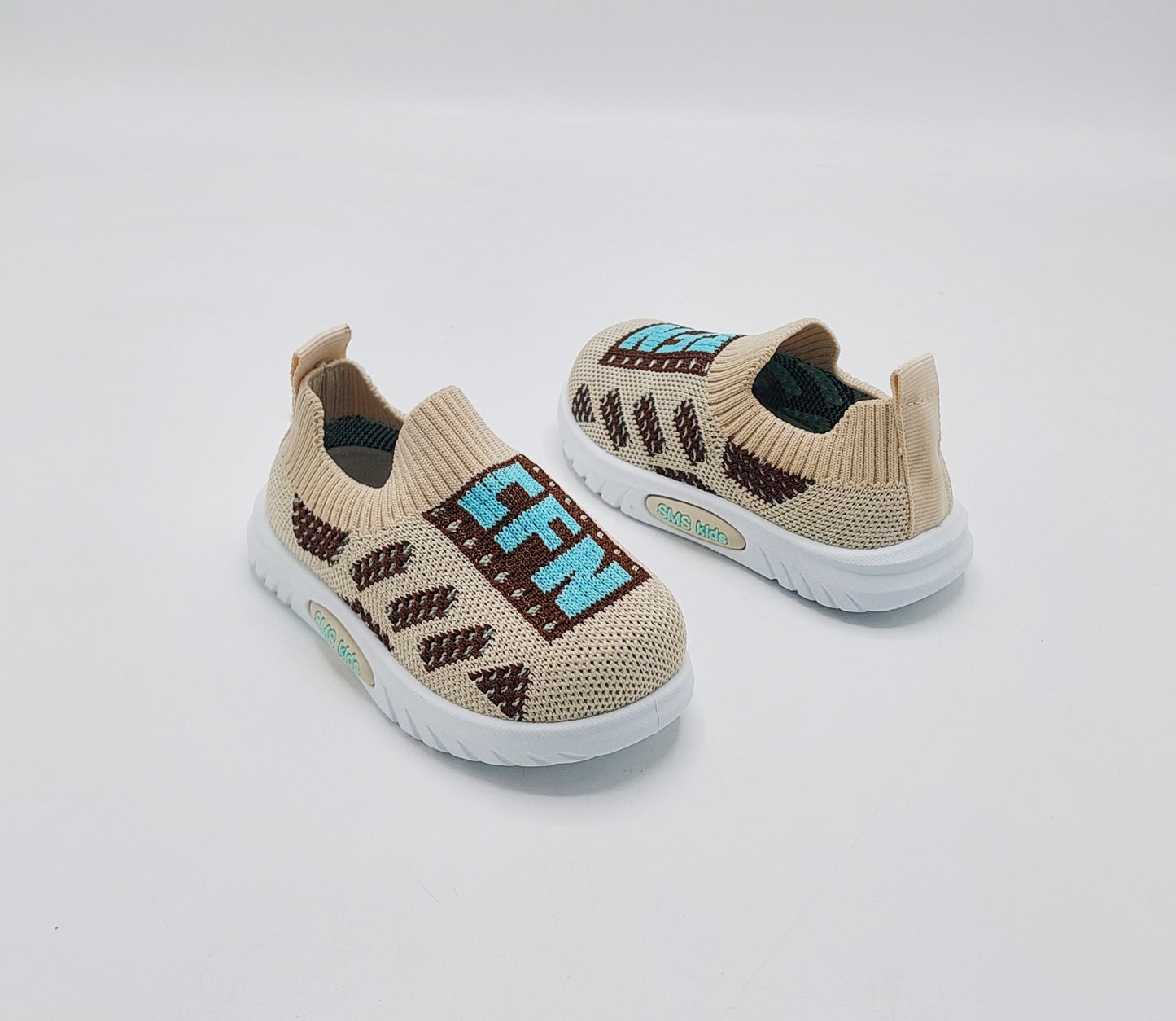 Infant's Easy to Wear Soft Sole Shoes - FSD08 (Beige)