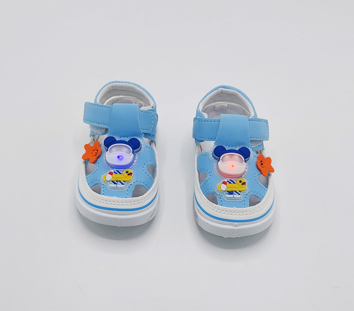 Touch Lights Cute Design Sandals for Kids - GL10 (Blue)
