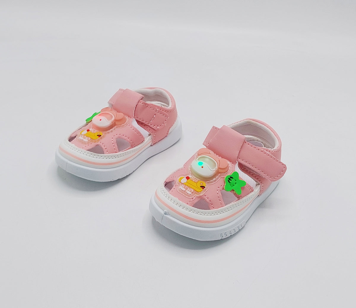 Touch Lights Cute Design Sandals for Kids - GL10 (Pink)