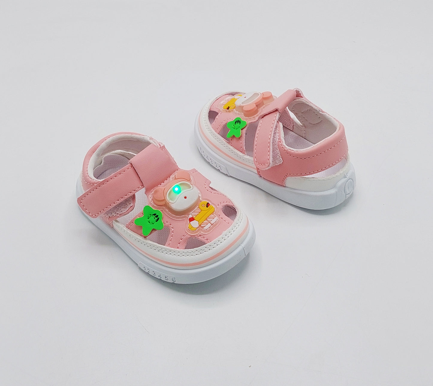 Touch Lights Cute Design Sandals for Kids - GL10 (Pink)
