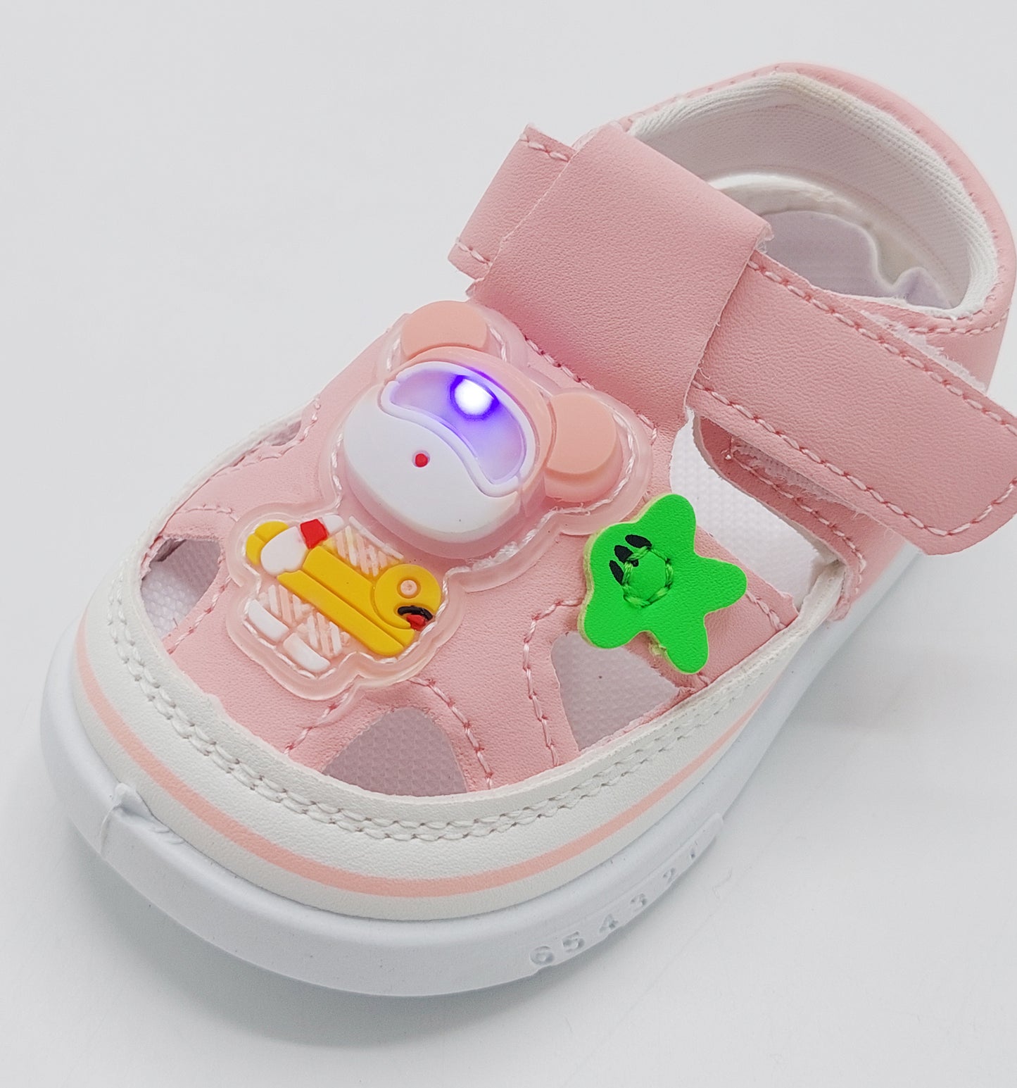 Touch Lights Cute Design Sandals for Kids - GL10 (Pink)