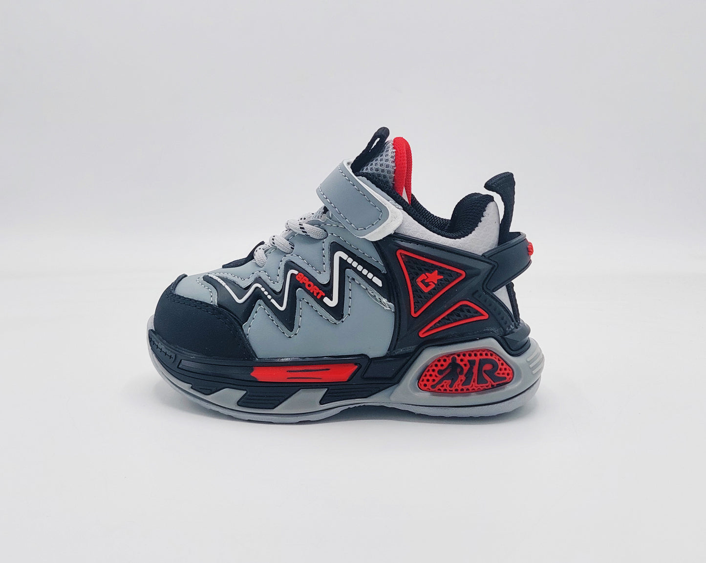 Premium Quality Trendy Look Sneakers for Kids - CG06 (Gray)