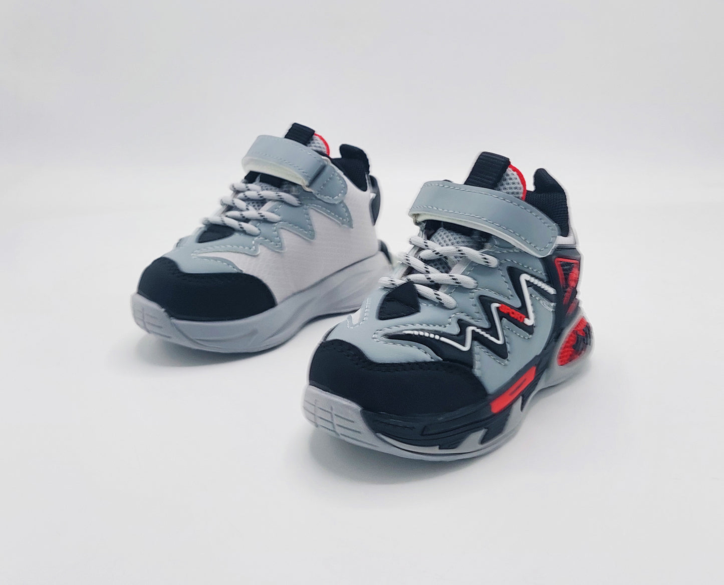 Premium Quality Trendy Look Sneakers for Kids - CG06 (Gray)