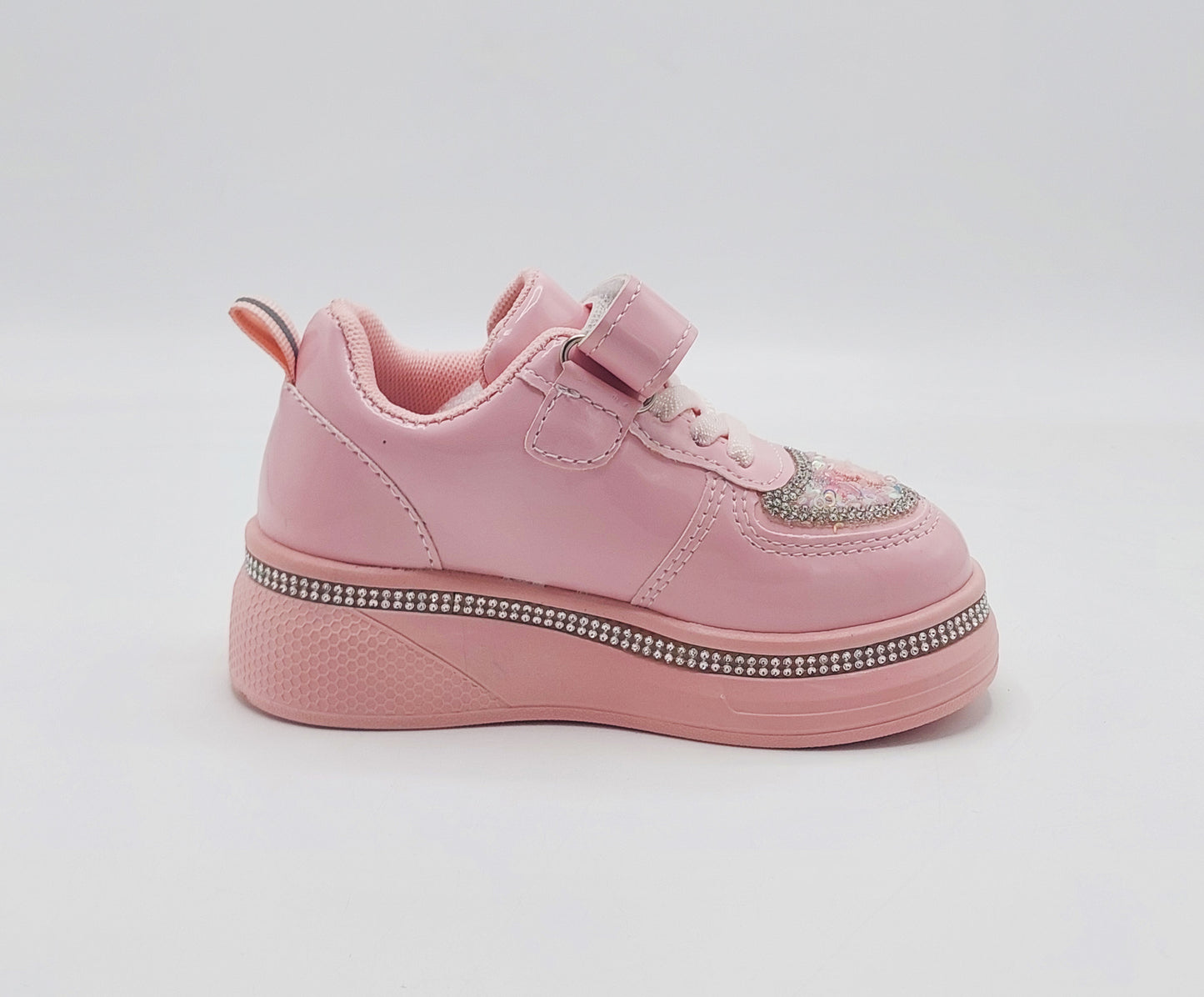 Girls Fancy Look Soft Sneakers for Kids - FMJ215 (Pink)