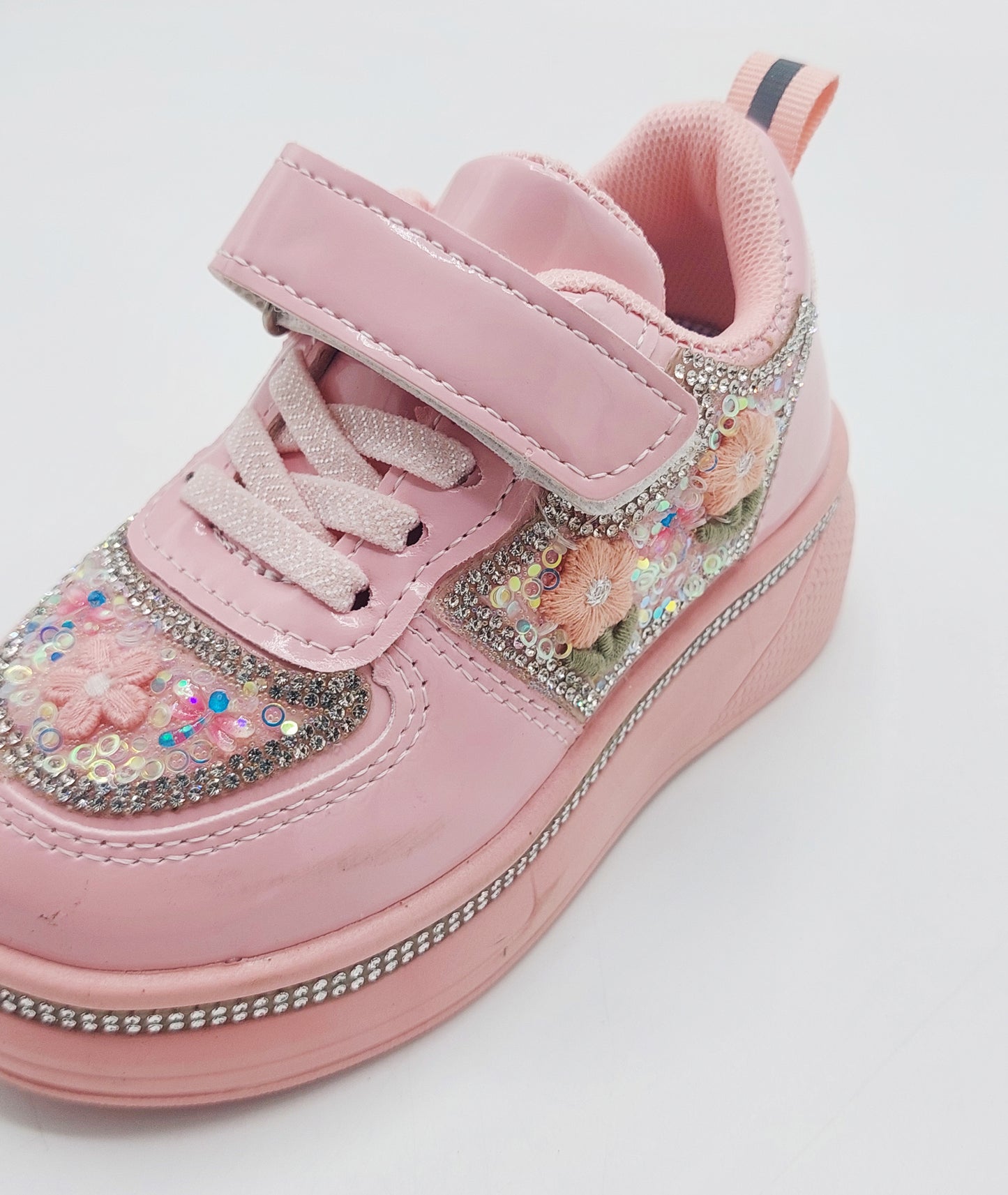 Girls Fancy Look Soft Sneakers for Kids - FMJ215 (Pink)
