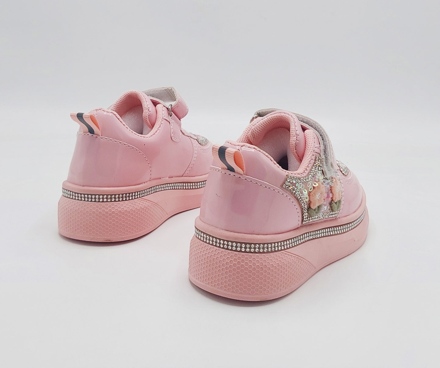 Girls Fancy Look Soft Sneakers for Kids - FMJ215 (Pink)