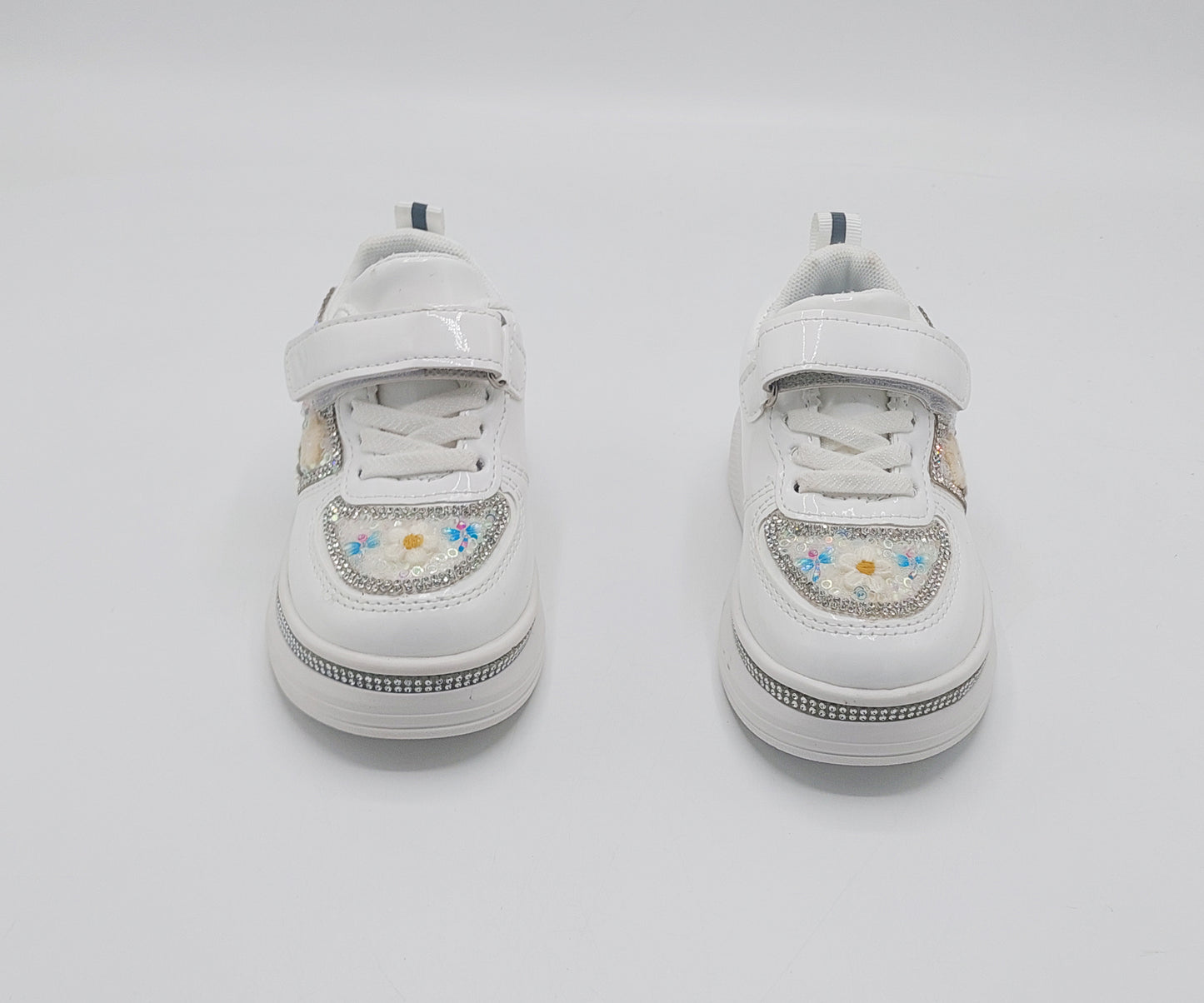 Girls Fancy Look Soft Sneakers for Kids - FMJ215 (White)