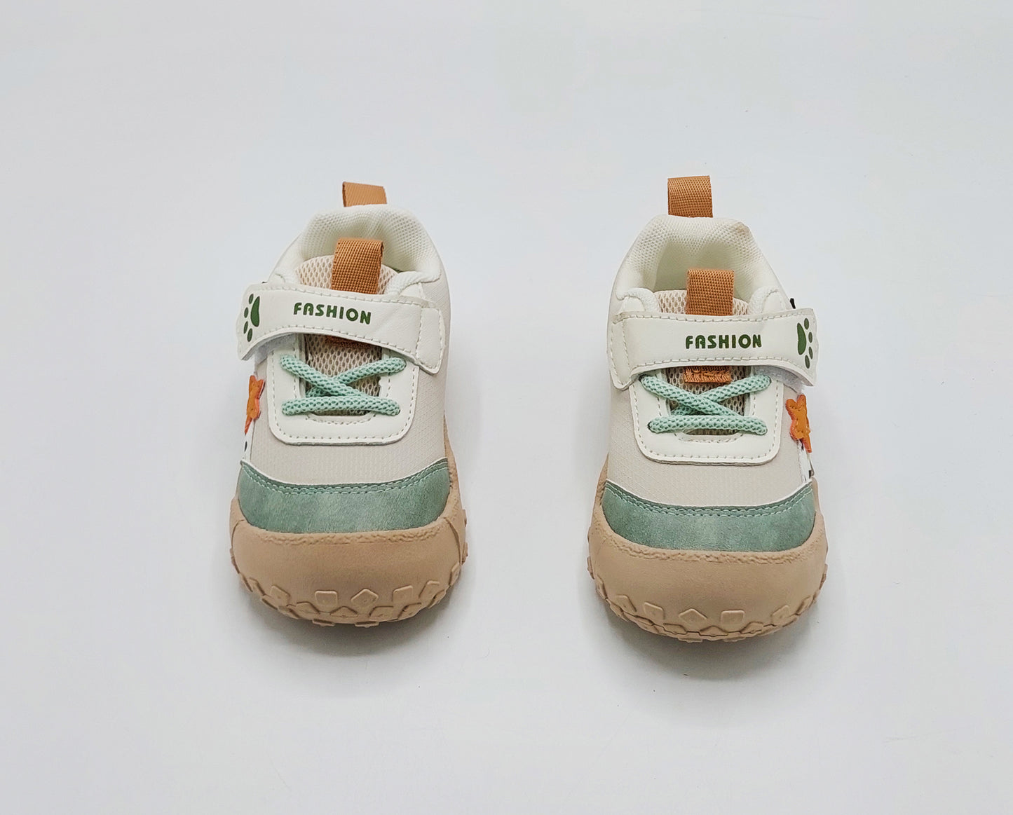 Lights in Sole New Trendy Style Sneakers for Kids - BG01 (Beige)