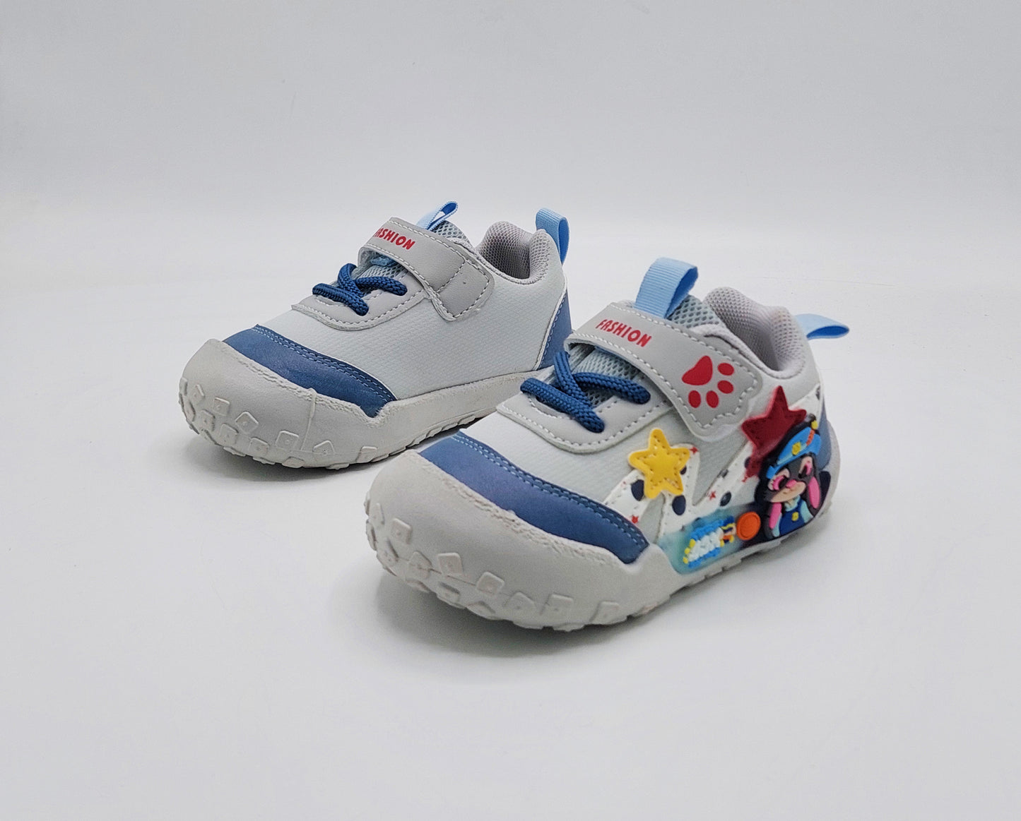 Lights in Sole New Trendy Style Sneakers for Kids - BG01 (Gray)
