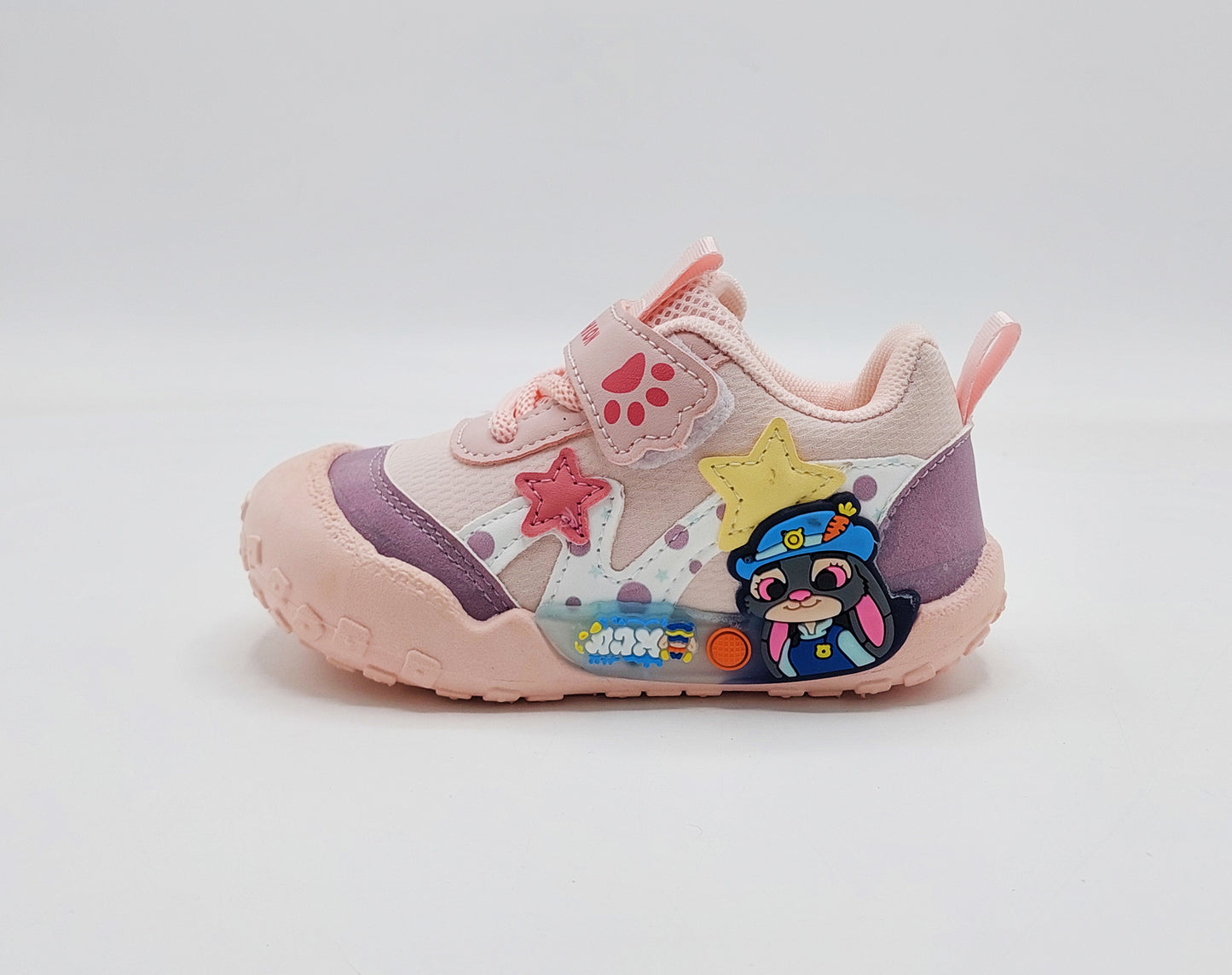 Lights in Sole New Trendy Style Sneakers for Kids - BG01 (Pink)