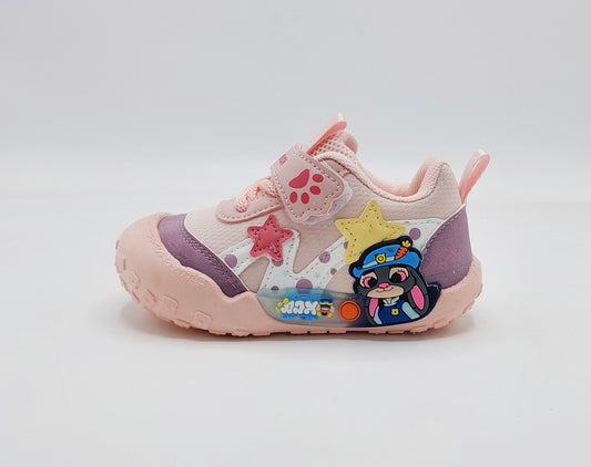 Lights in Sole New Trendy Style Sneakers for Kids - BG01 (Pink)