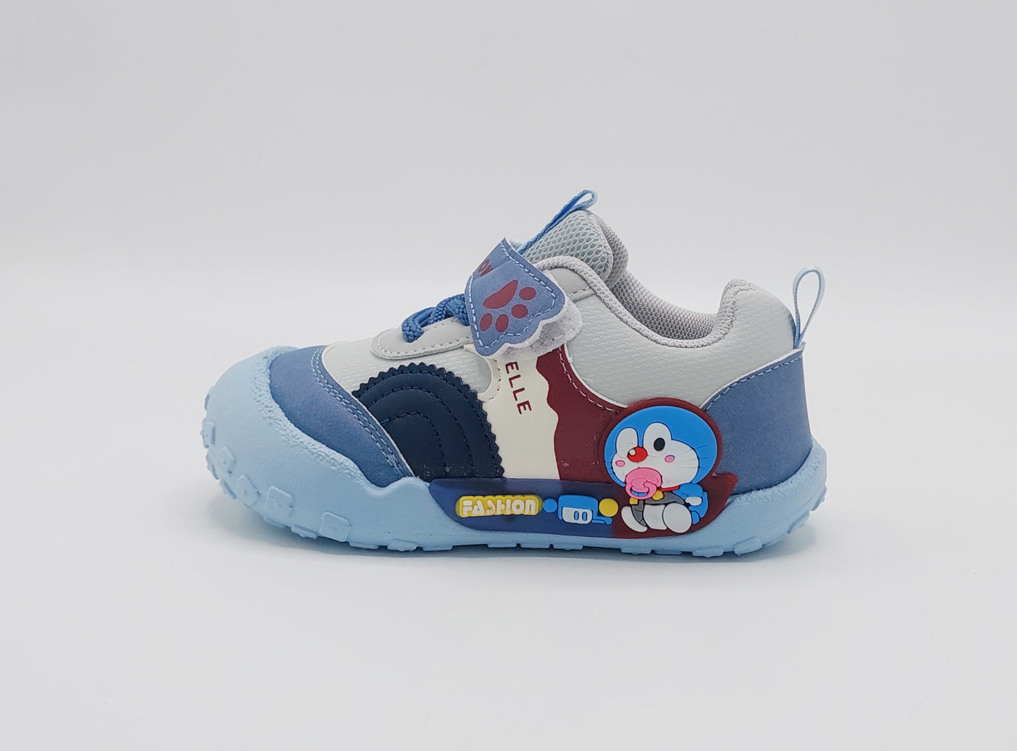 Lights in Sole Doraemon Theme Sneakers for Kids - BG05 (Blue)