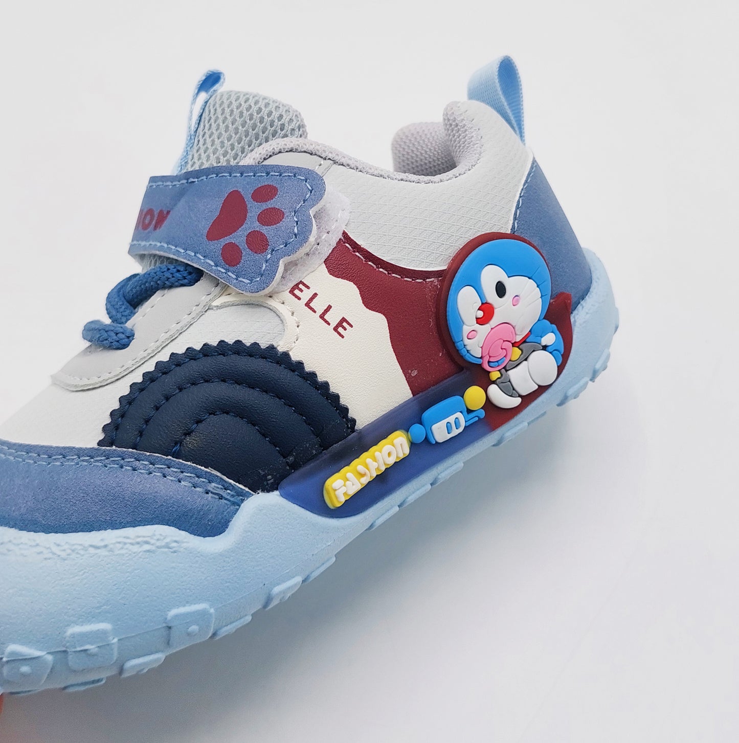 Lights in Sole Doraemon Theme Sneakers for Kids - BG05 (Blue)