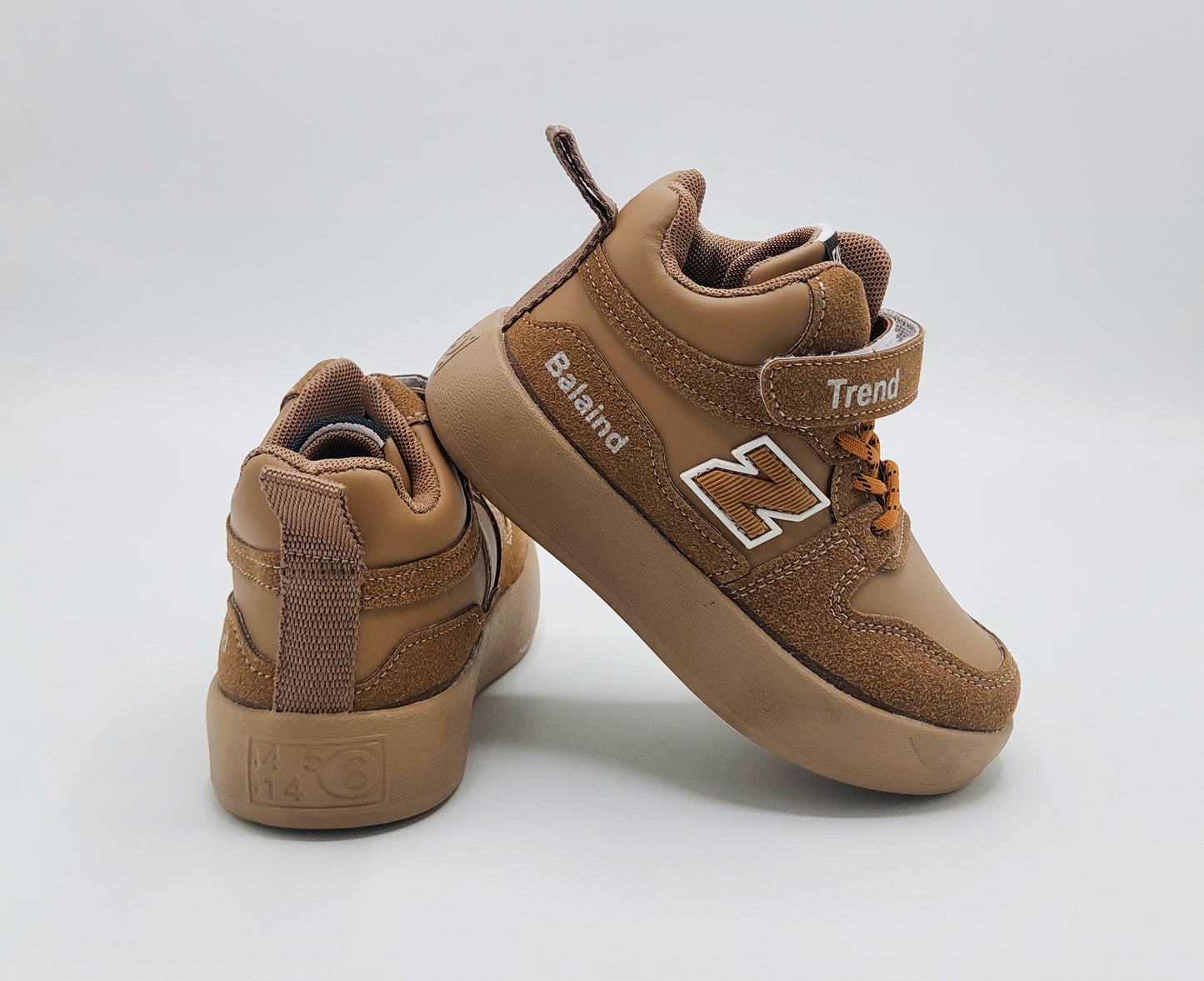 Premium quality Trendy Look Sneakers for Kids - TRD25 (Khaki)