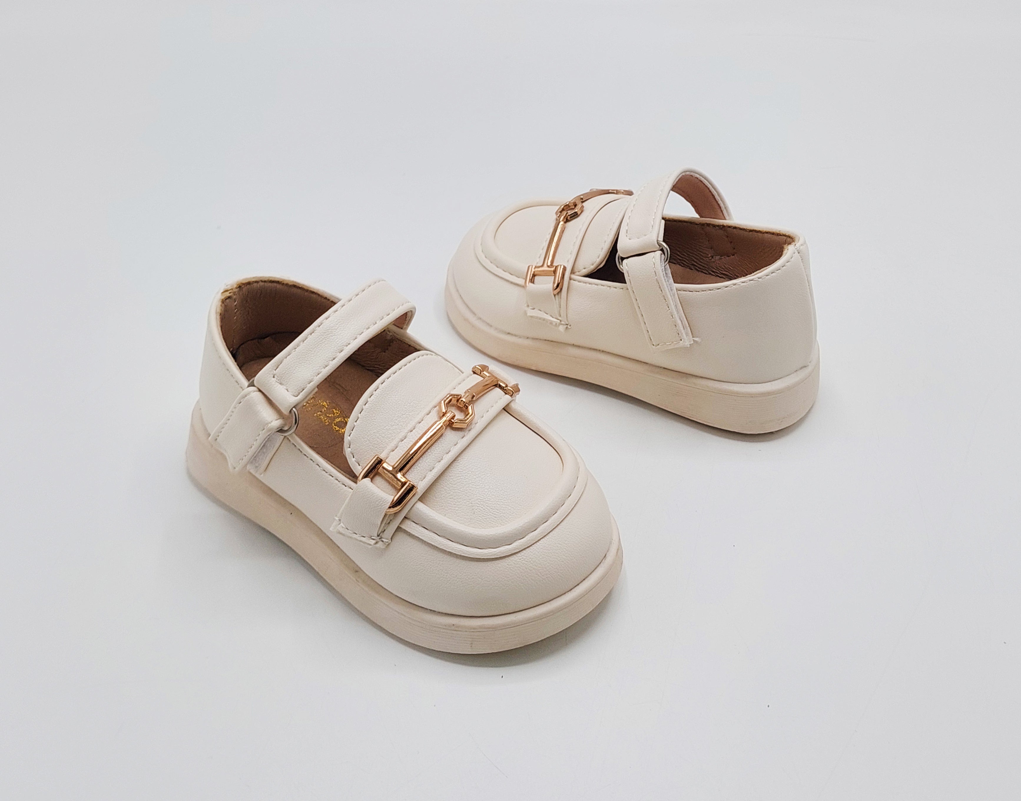 Kids Soft Sole Fancy Pumps - YK20 (White)