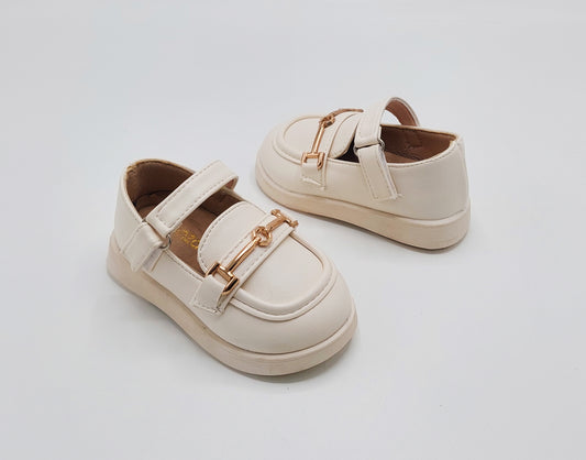 Kids Soft Sole Fancy Pumps - YK20 (White)
