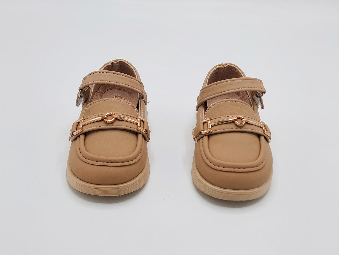 Kids Soft Sole Fancy Pumps - YK20 (Khaki
