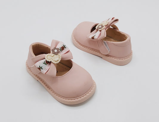 Kids Soft Sole Fancy Pumps - TZ01 (Pink)