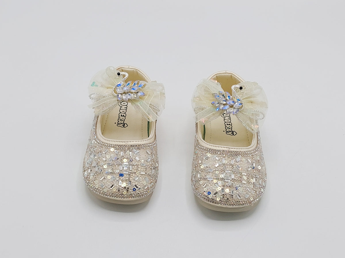 Fancy Pumps for Kids - JK601 (Beige)