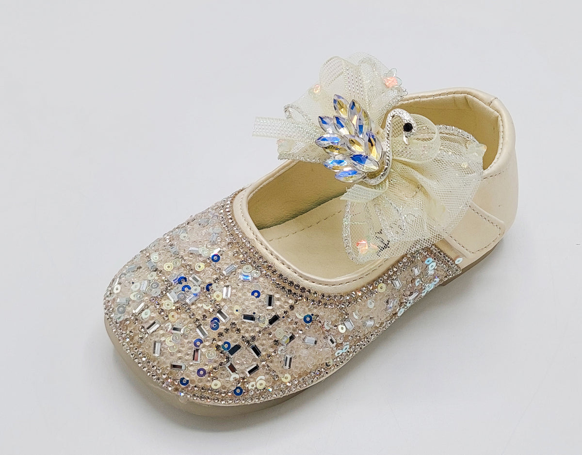 Fancy Pumps for Kids - JK601 (Beige)