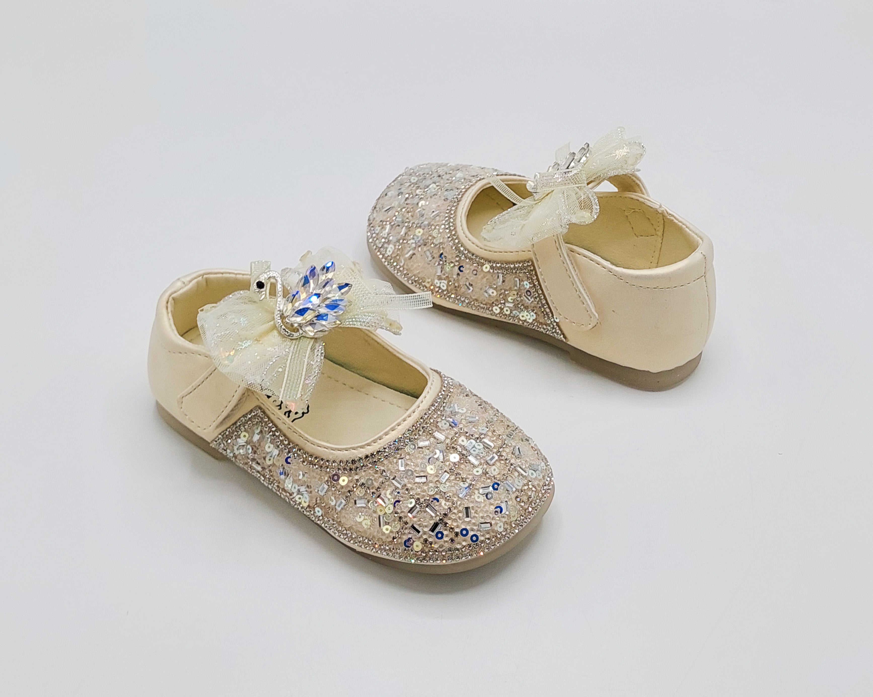 Fancy Pumps for Kids - JK601 (Beige)