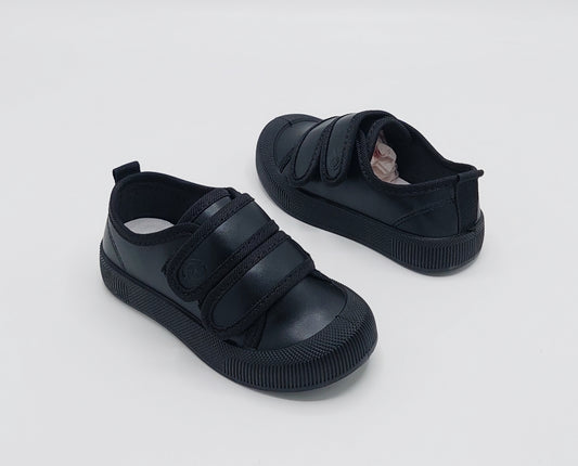 Kids Soft Sole PT Shoes Best for School - PT737 (Black)