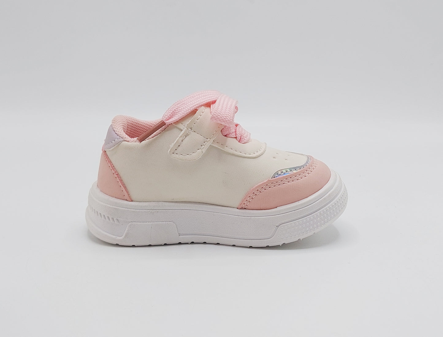 Lights in Sole Soft Sole Sneakers for Kids - A65 (Pink)