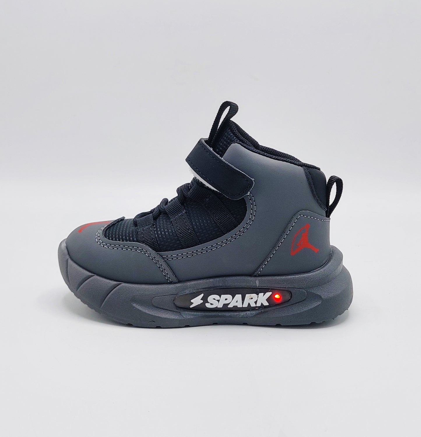 Light Sole Trendy Look Sneakers for Kids - HLB01 (Gray)