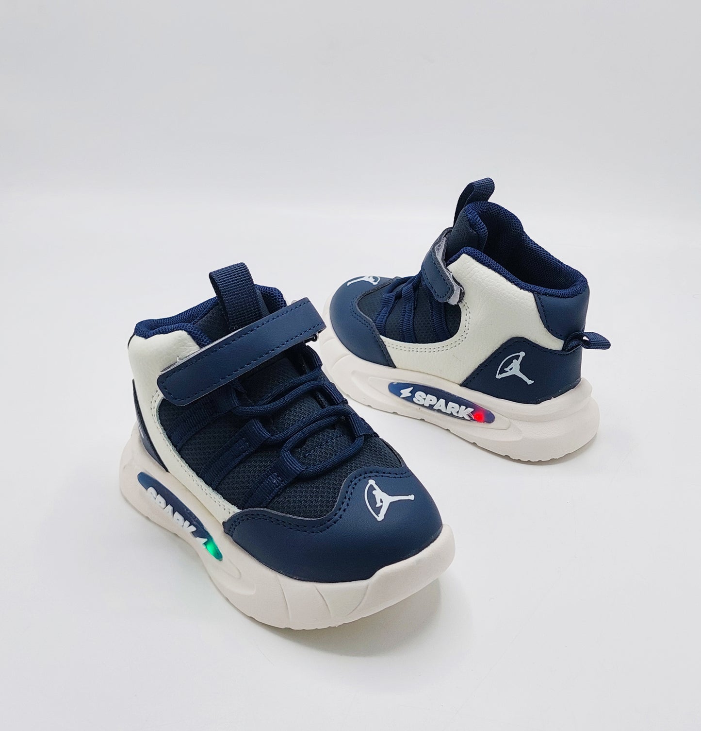 Light Sole Trendy Look Sneakers for Kids - HLB03 (Navy)