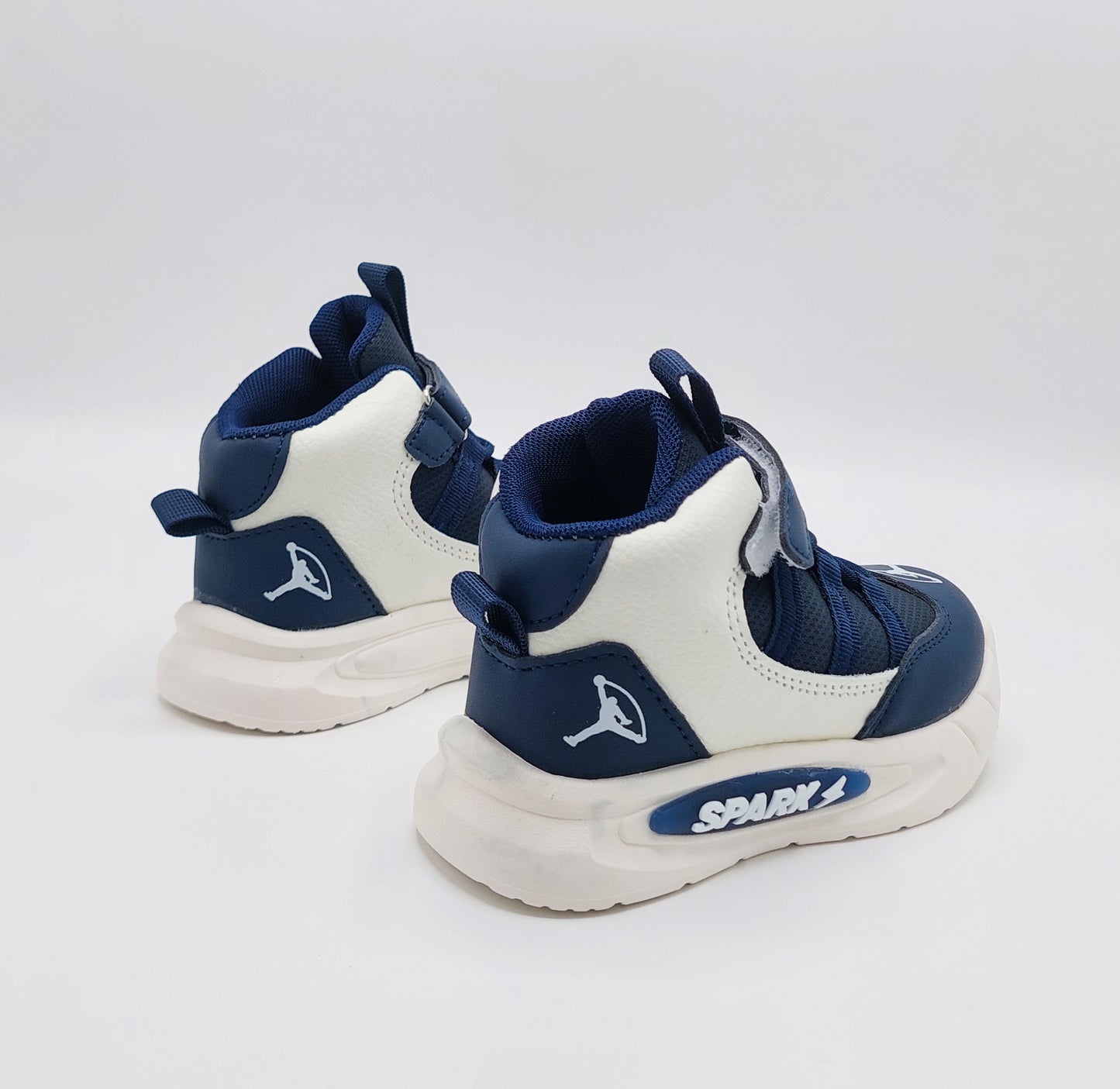 Light Sole Trendy Look Sneakers for Kids - HLB03 (Navy)