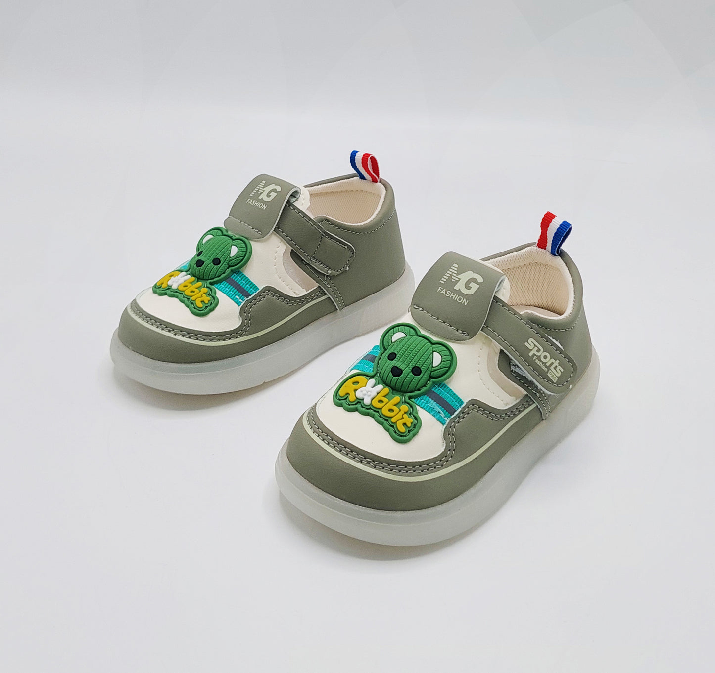 Lights in sole Cute Design Sandals for Kids - BT-761 (Green)