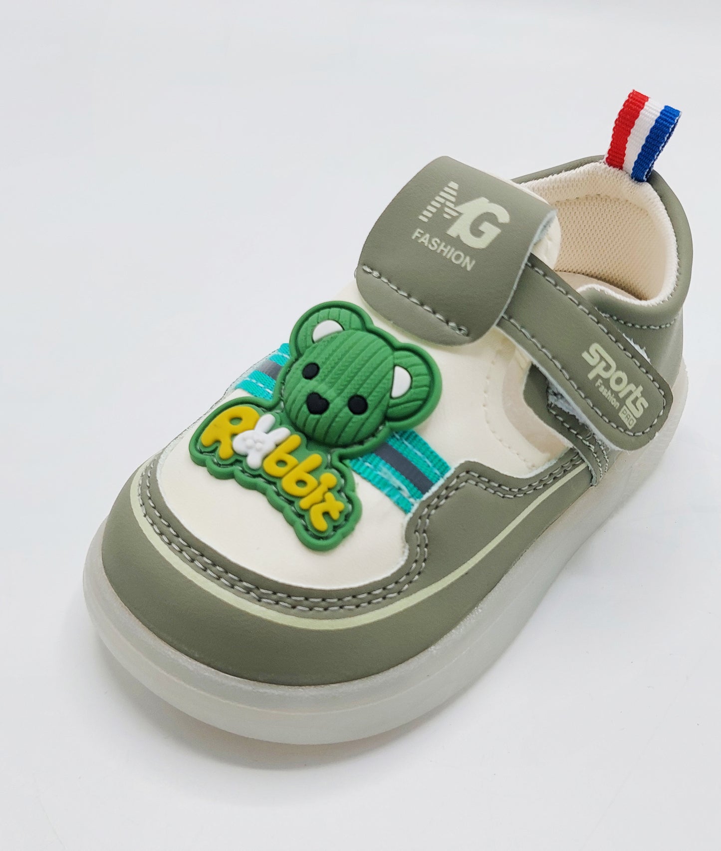 Lights in sole Cute Design Sandals for Kids - BT-761 (Green)