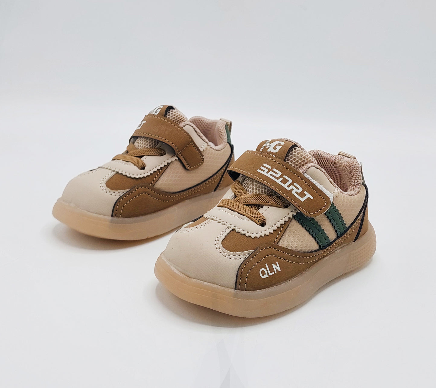 Light in Sole Soft Sole Shoes For Kids - BT751 (Brown)
