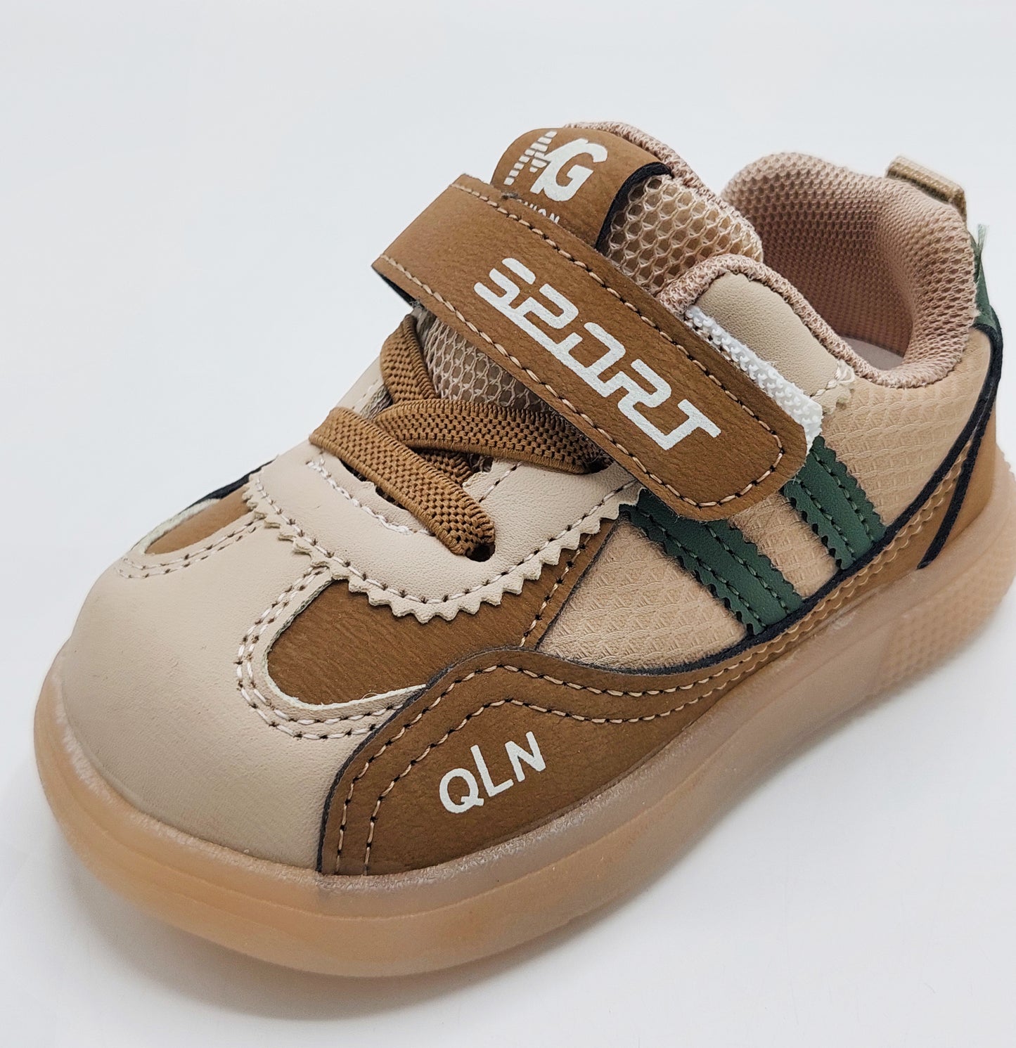 Light in Sole Soft Sole Shoes For Kids - BT751 (Brown)