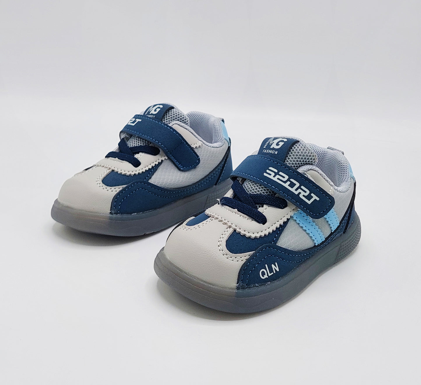 Light in Sole Soft Sole Shoes For Kids - BT751 (Gray)