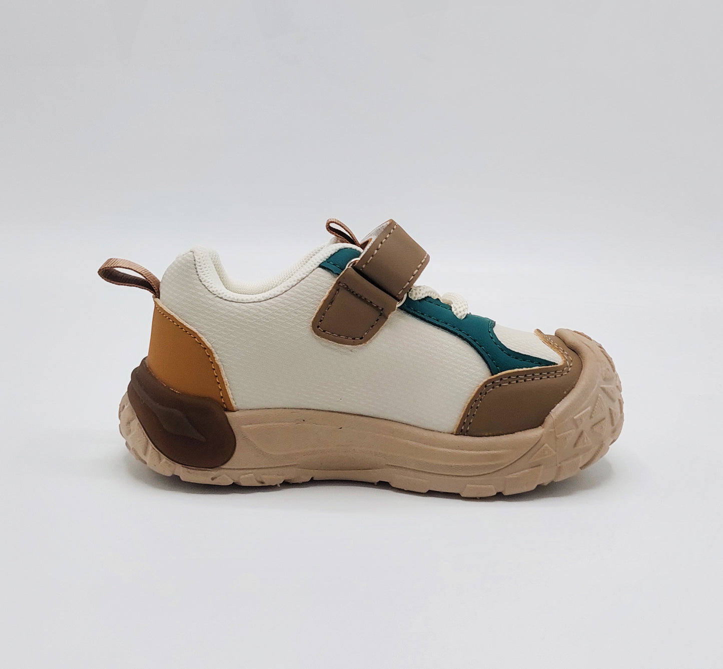 Lights in Sole Cute Design Sneakers for Kids - BTM04 (Khaki)