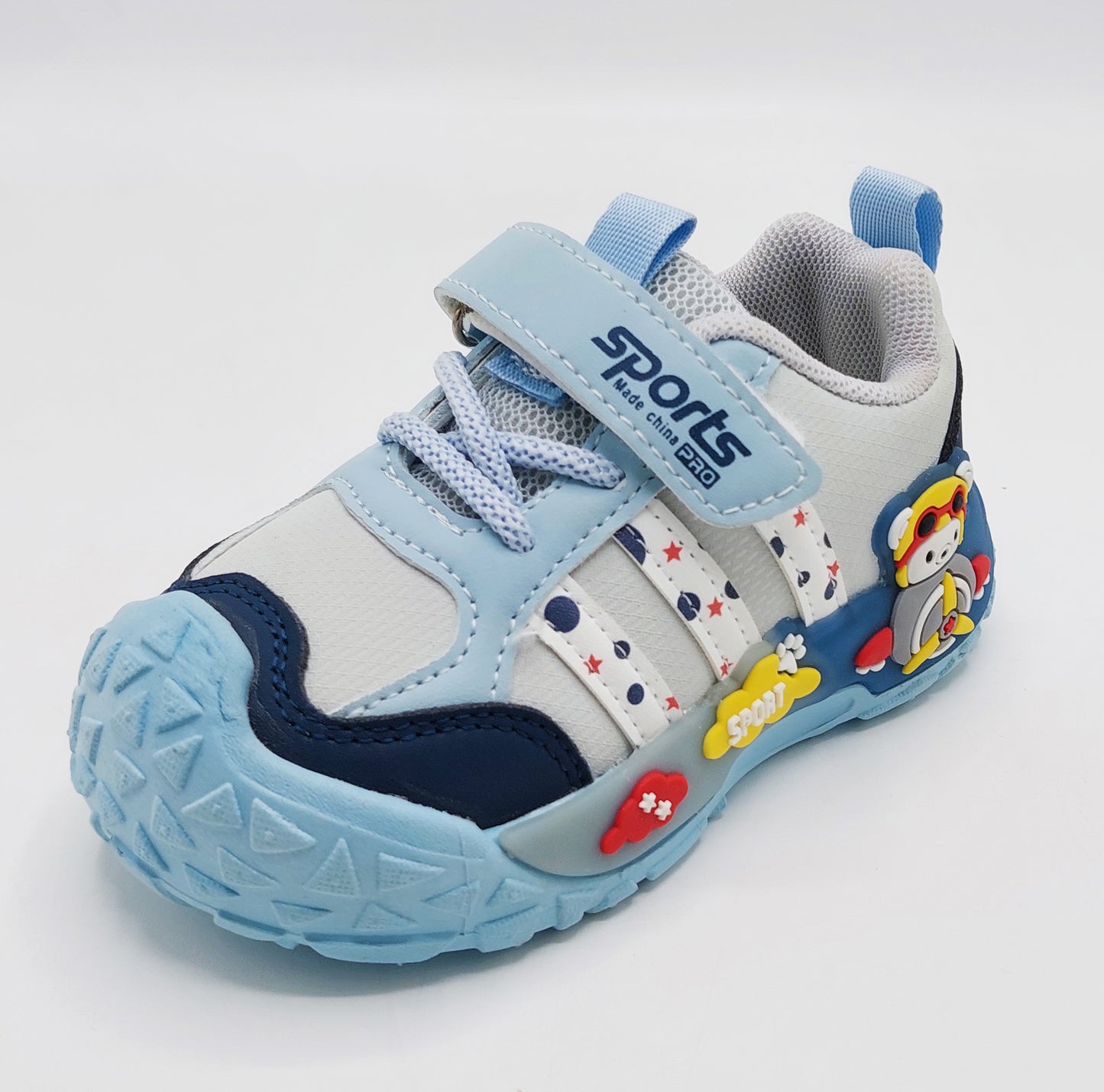 Lights in Sole Cute Design Sneakers for Kids - BTM04 (Blue)