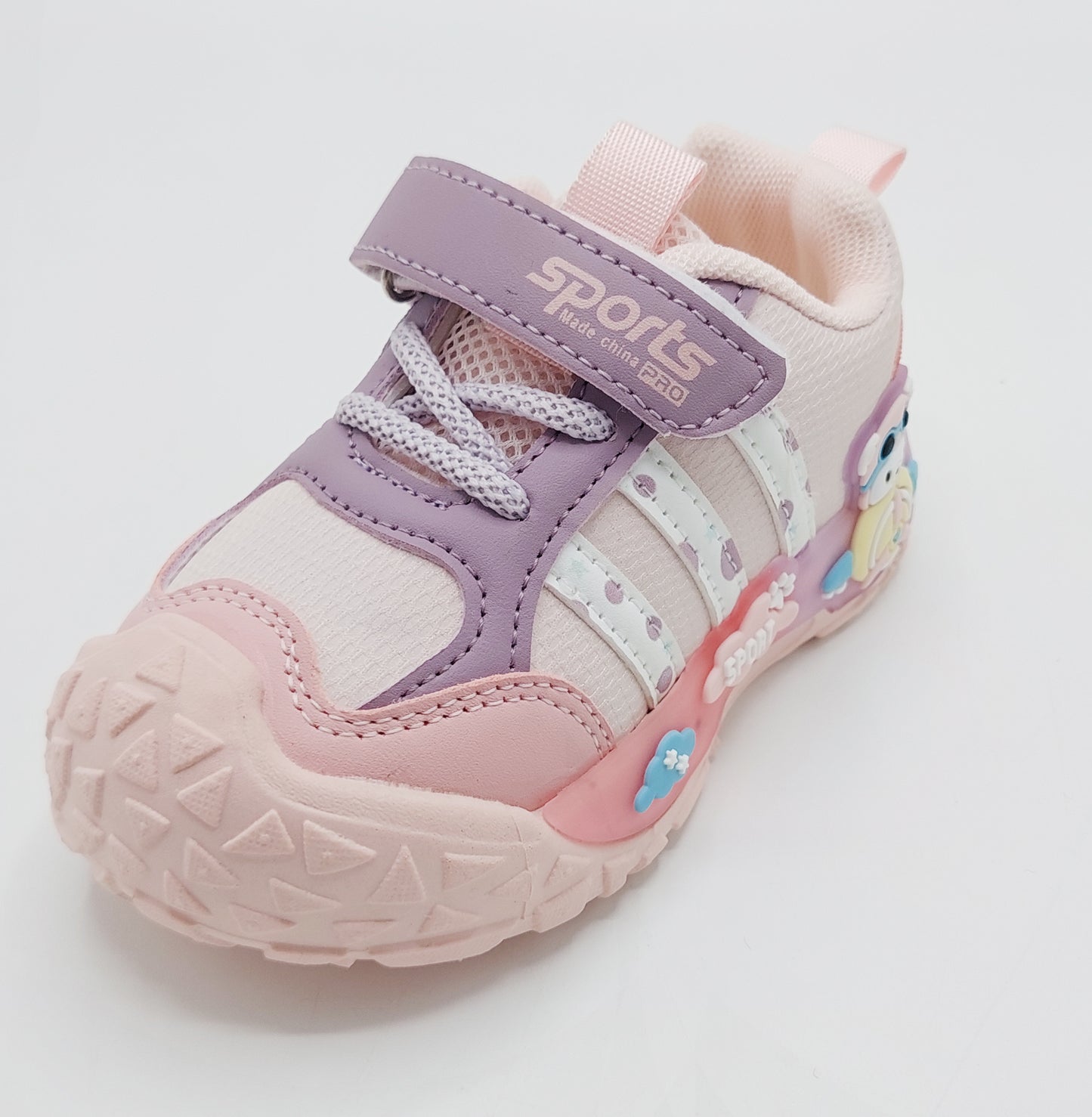 Lights in Sole Cute Design Sneakers for Kids - BTM04 (Pink)