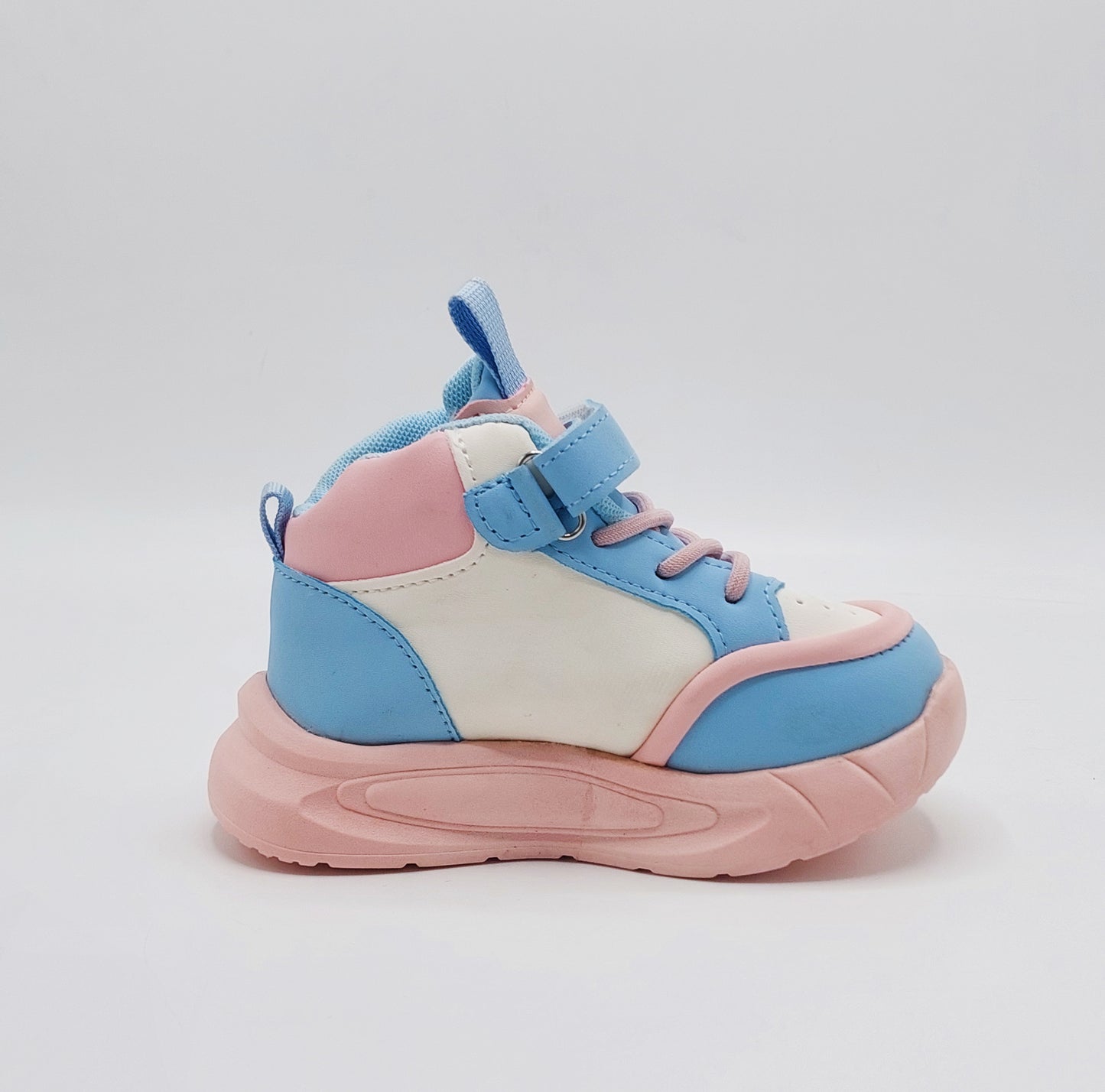 Light Sole Trendy Look Sneakers for Kids - HLB01 (Pink)