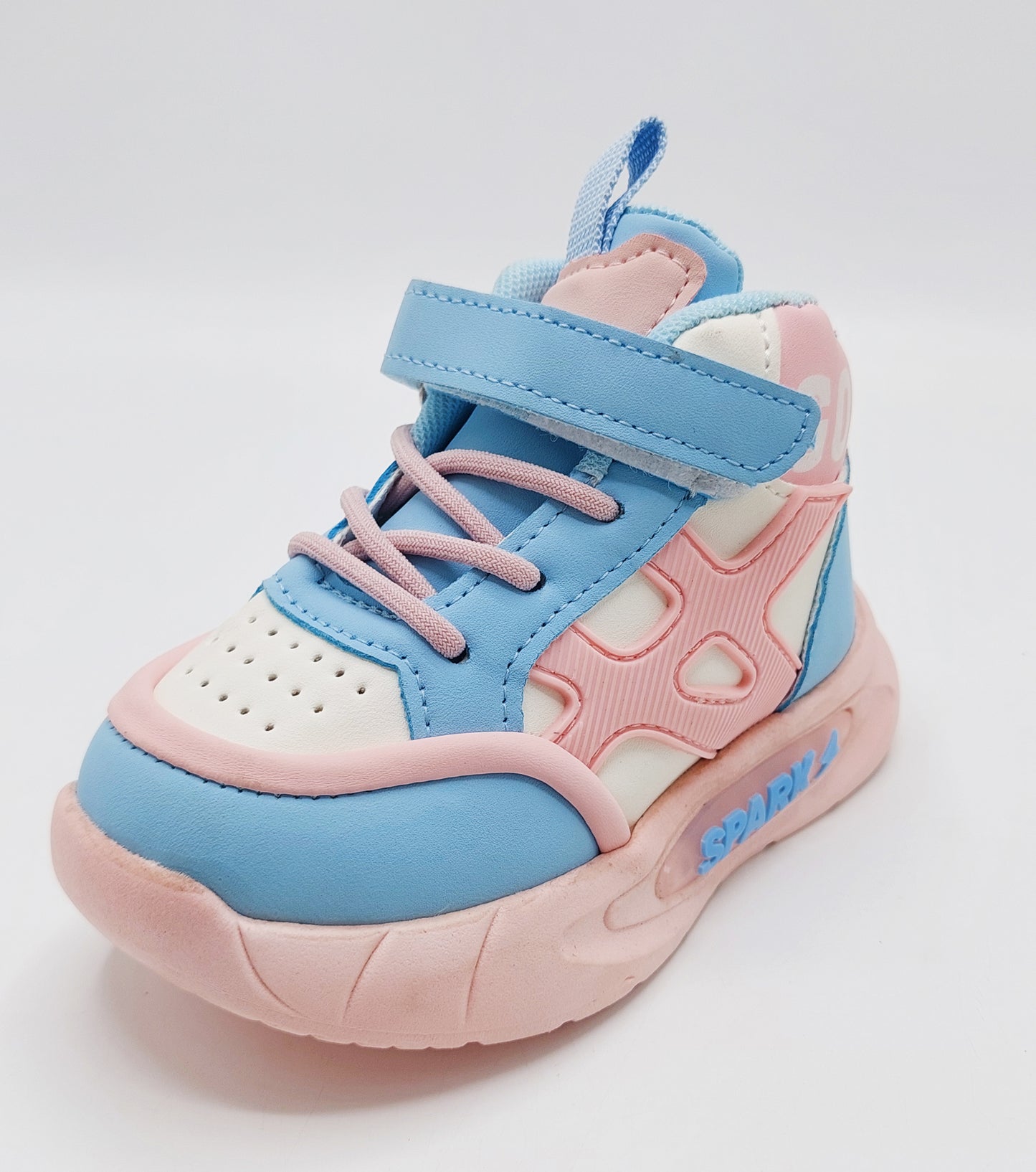 Light Sole Trendy Look Sneakers for Kids - HLB01 (Pink)