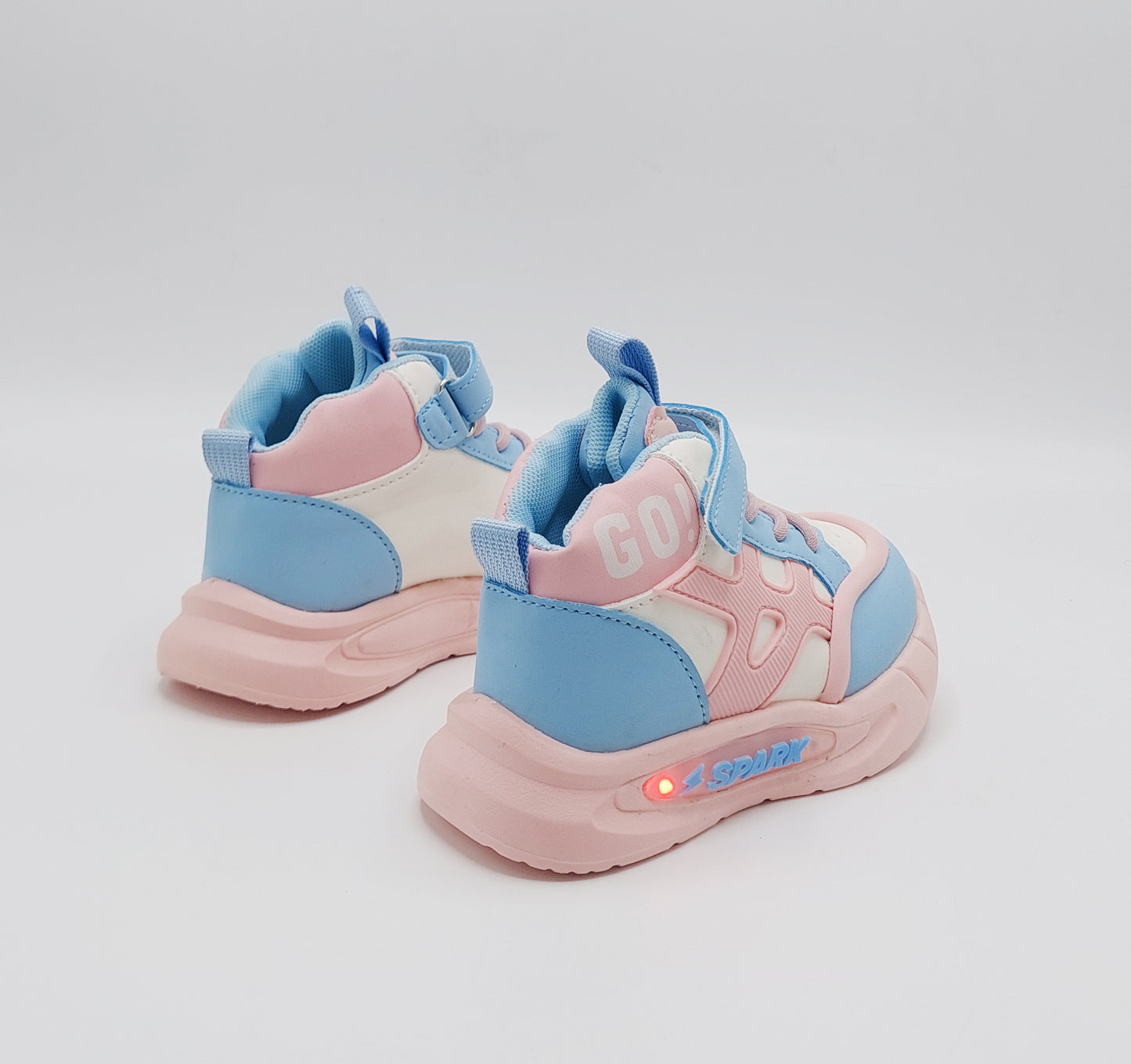 Light Sole Trendy Look Sneakers for Kids - HLB01 (Pink)