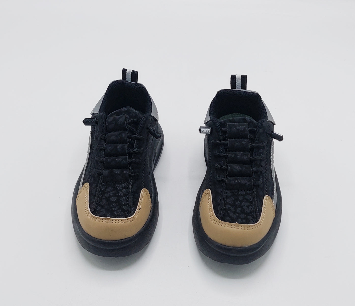 Lights in Sole New Trendy Design Sneakers for Kids - ABB512 (Black)